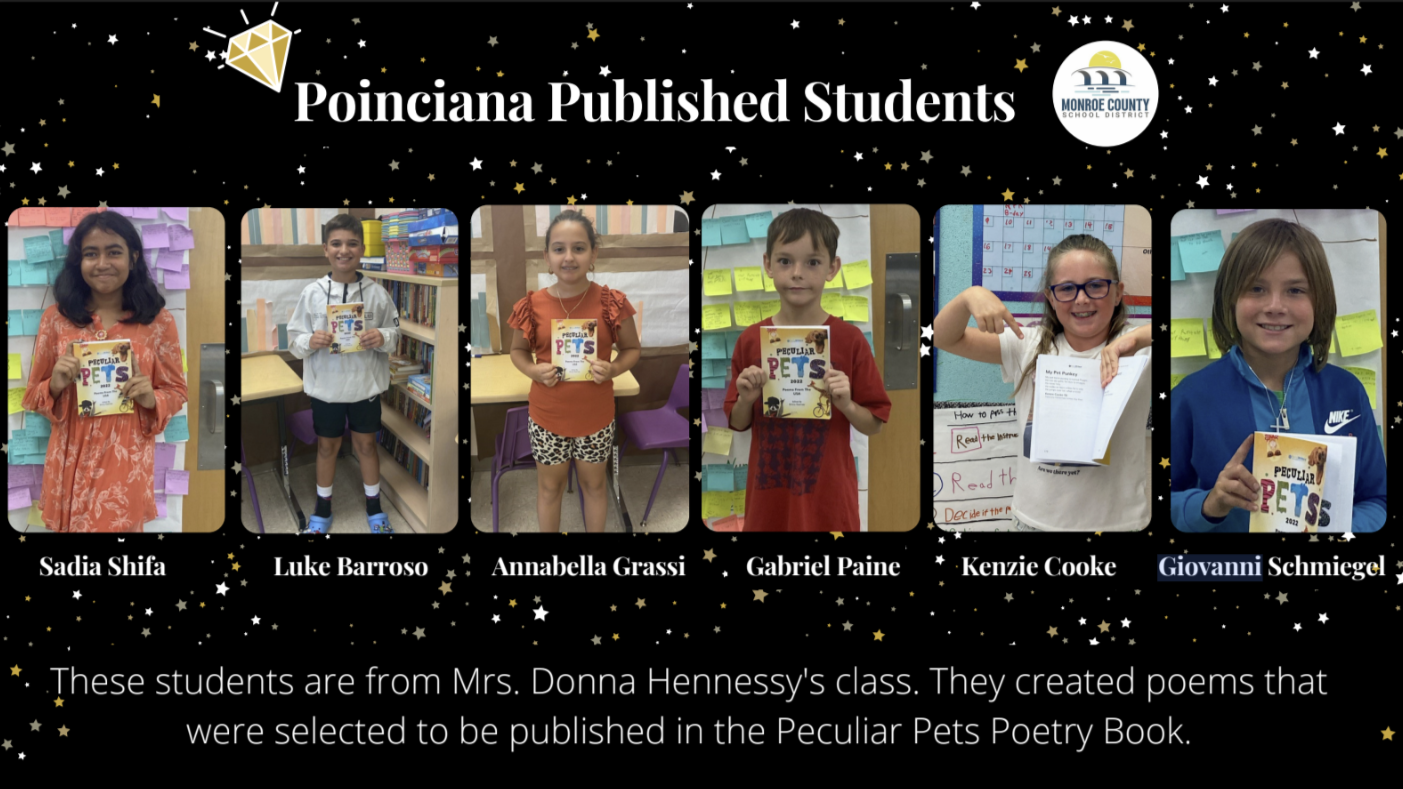 Published Students at Poinciana School